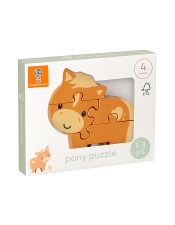 Μικρό Παζλ Αλογάκι Farmyard Orange Tree Toys | 60-06726
