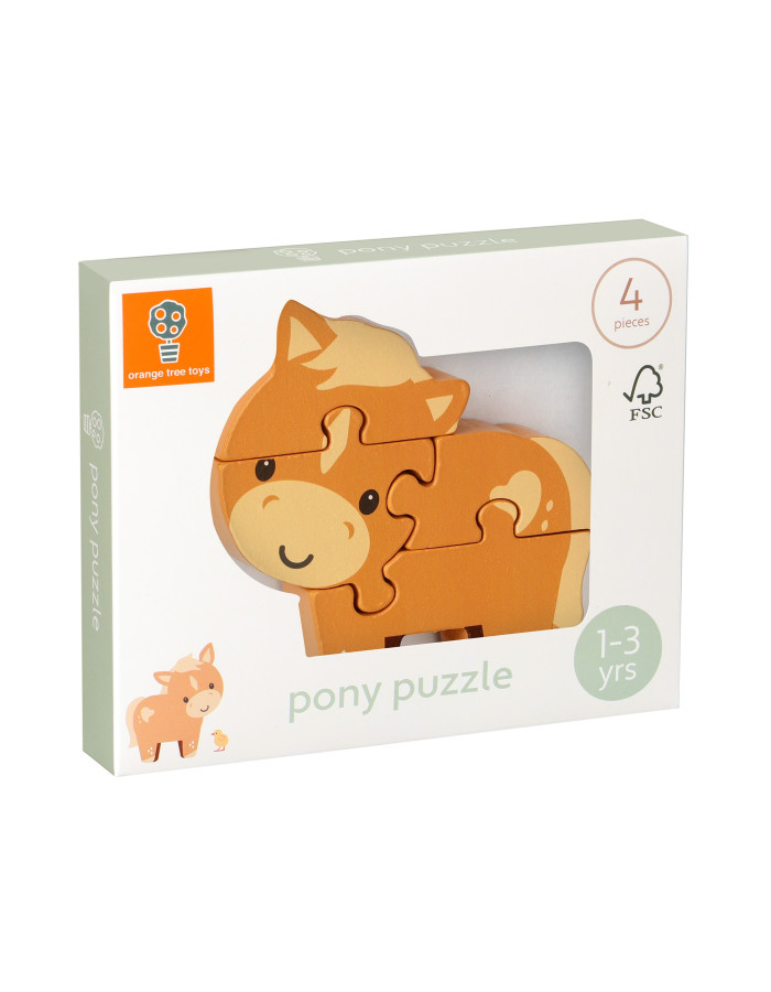 Μικρό Παζλ Αλογάκι Farmyard Orange Tree Toys | 60-06726