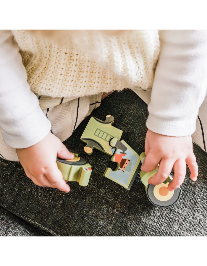 Μικρό Παζλ Τρακτέρ Farmyard Orange Tree Toys | 60-06771