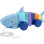 Καρχαρίας Συρόμενο Ξύλινο Παιχνίδι Sea Life Orange Tree Toys | 60-09001