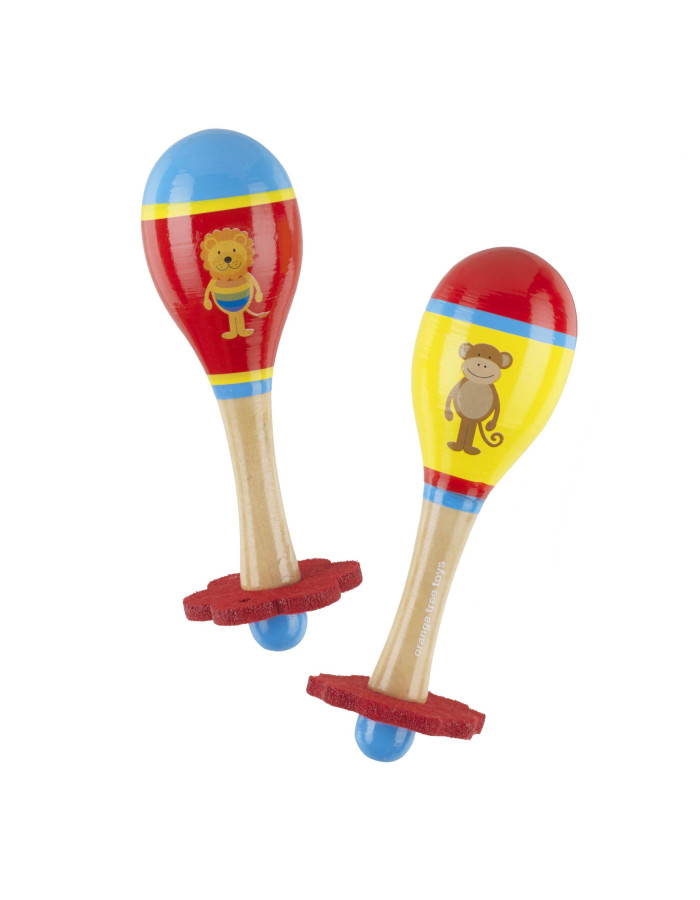 Σετ Μαράκες Λιοντάρι & Μαιμού Animals Orange Tree Toys | 60-14519