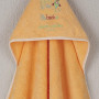 Baby Oliver Baby Hooded Bath Towel Multicolour 75x75cm
