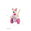Παιχνίδι Ώθησης Pink Mouse Animals Orange Tree Toys (FSC®) | 60-02333