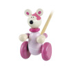 Παιχνίδι Ώθησης Pink Mouse Animals Orange Tree Toys (FSC®) | 60-02333