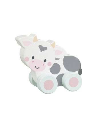 Αγελαδίτσα Push & Pull Farmyard Orange Tree Toys | 60-07603