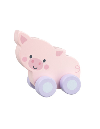 Γουρουνάκι Push & Pull Farmyard Orange Tree Toys | 60-07610