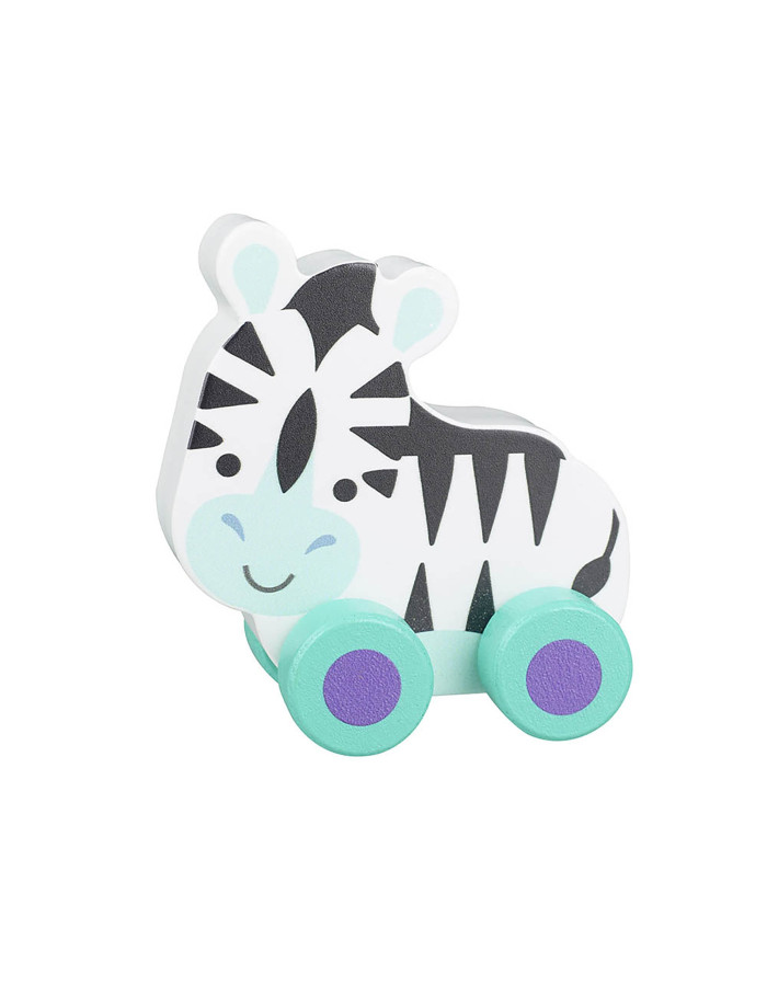 Ζέμπρα Push & Pull Jungle Animals Orange Tree Toys | 60-07924