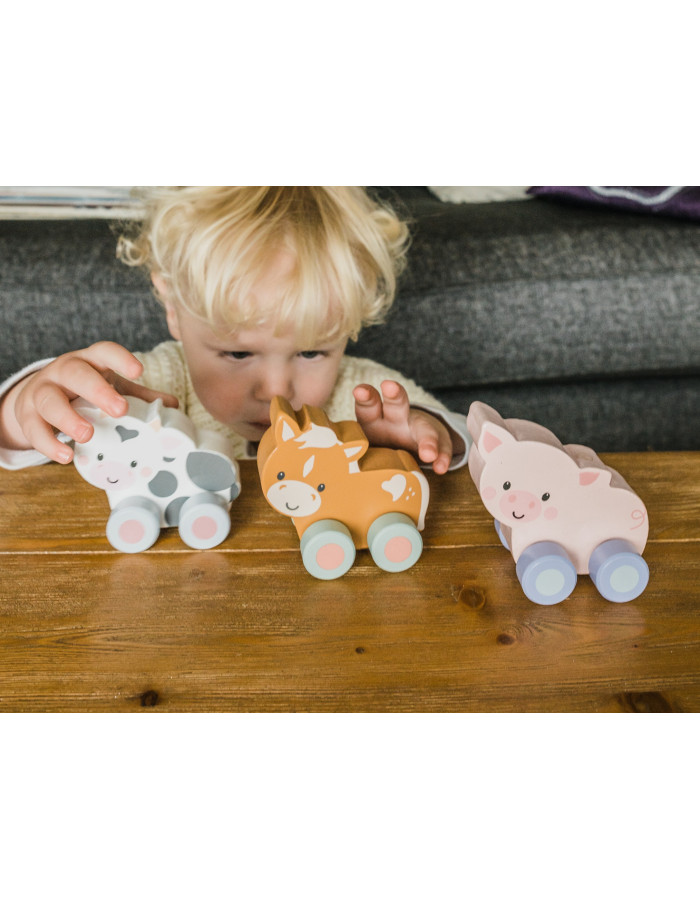 Προβατάκι Push & Pull Farmyard Orange Tree Toys | 60-07627