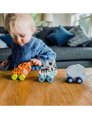 Ελέφαντας Push & Pull Jungle Animals Orange Tree Toys | 60-07931