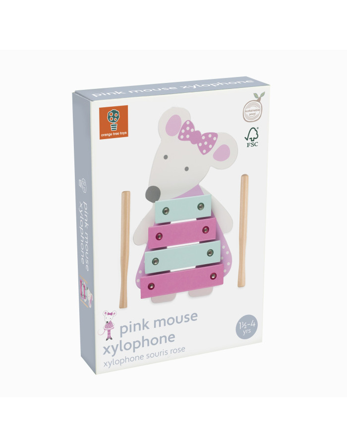 Ξυλόφωνο Ποντίκι Animals Orange Tree Toys | 60-14514