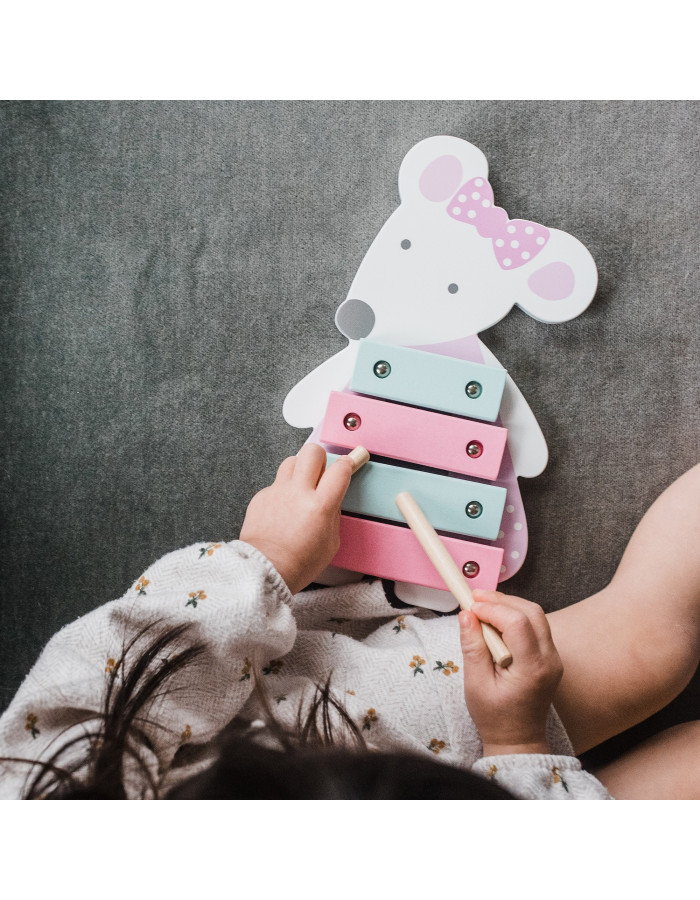 Ξυλόφωνο Ποντίκι Animals Orange Tree Toys | 60-14514