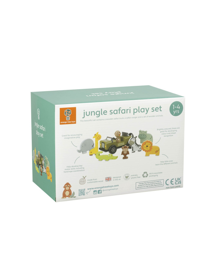 Σετ Σαφάρι και Εξερευνητής Jungle Animals Orange Tree Toys | 60-11353