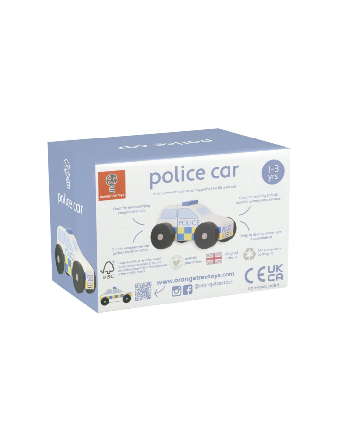 Ξύλινο Περιπολικό Emergency Services (FSC®) Orange Tree Toys | 60-07435 Ξύλινο Περιπολικό Emergency Services (FSC®) Orange Tree Toys | 60-07435