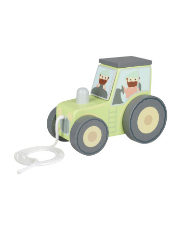 Τρακτέρ Pull Along Farmyard Orange Tree Toys (FSC®) | 60-09870