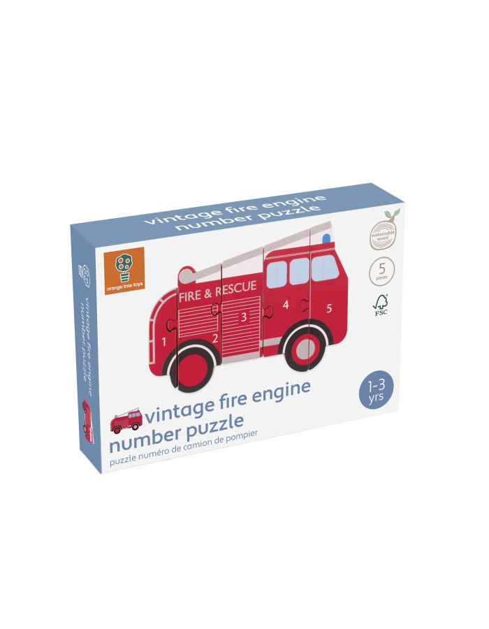 Παζλ Αριθμών Πυροσβεστική Emergency Services Orange Tree Toys | 60-05163
