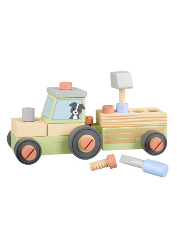 Τρακτέρ με Εργαλεία Farmyard Orange Tree Toys | 60-12801