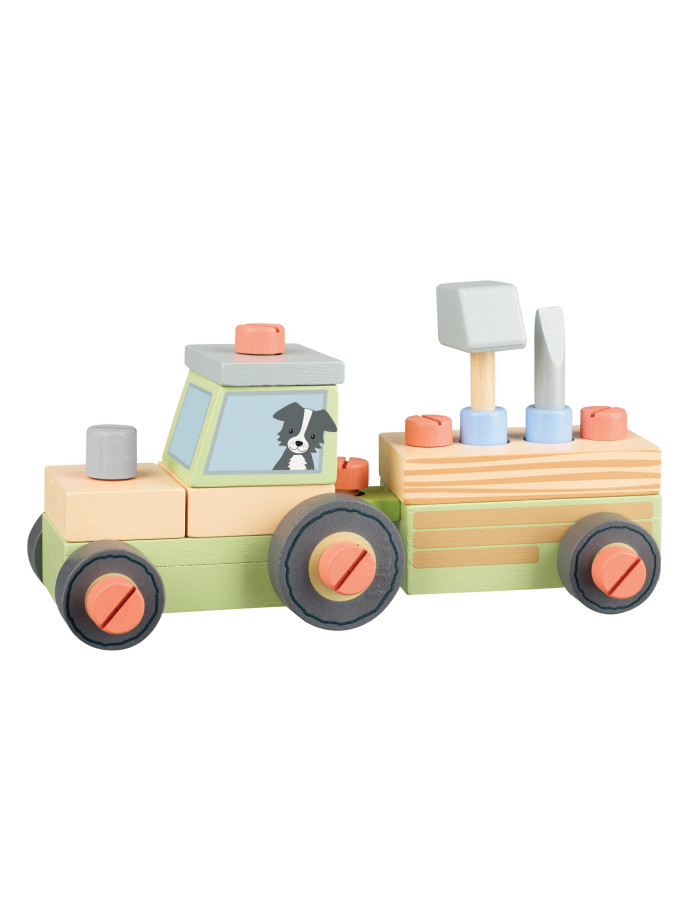Τρακτέρ με Εργαλεία Farmyard Orange Tree Toys | 60-12801