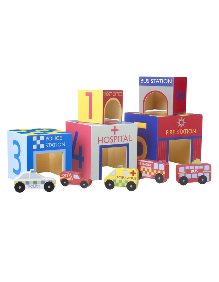 Κυβοι Στοίβαξης Emergency Services Orange Tree Toys | 60-12350 Κυβοι Στοίβαξης Emergency Services Orange Tree Toys | 60-12350