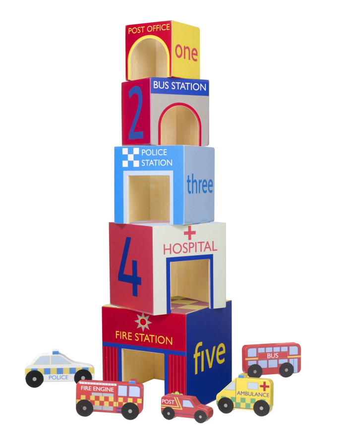 Κυβοι Στοίβαξης Emergency Services Orange Tree Toys | 60-12350 Κυβοι Στοίβαξης Emergency Services Orange Tree Toys | 60-12350