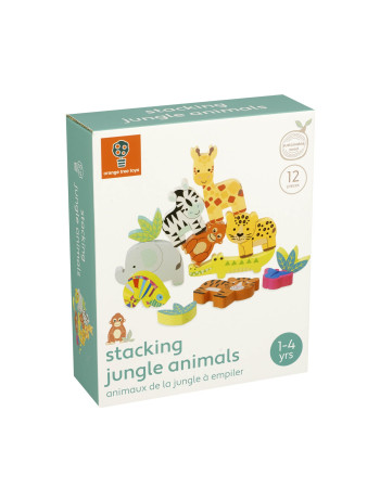 Πύργος Στοίβαξης Jungle Animals Orange Tree Toys | 60-12896