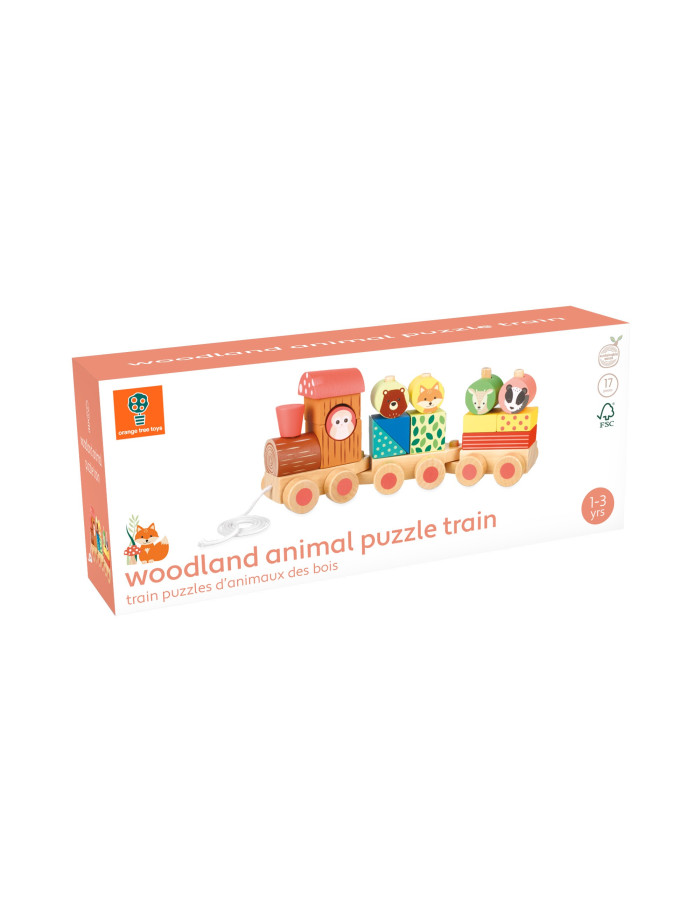 Ξύλινο Τρενάκι Woodland (FSC®) Orange Tree Toys | 60-08098
