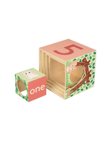 Κύβοι Στοίβαξης Woodland Orange Tree Toys | 60-12074