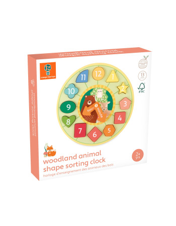 Ρολόι με Σχήματα Woodland Orange Tree Toys | 60-13142