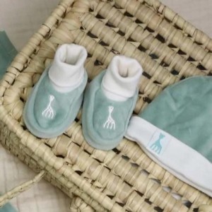 Βελουτέ Μποτάκια 1-3 Μηνών - Μέντα - SOPHIE LA GIRAFE | 55-8505038