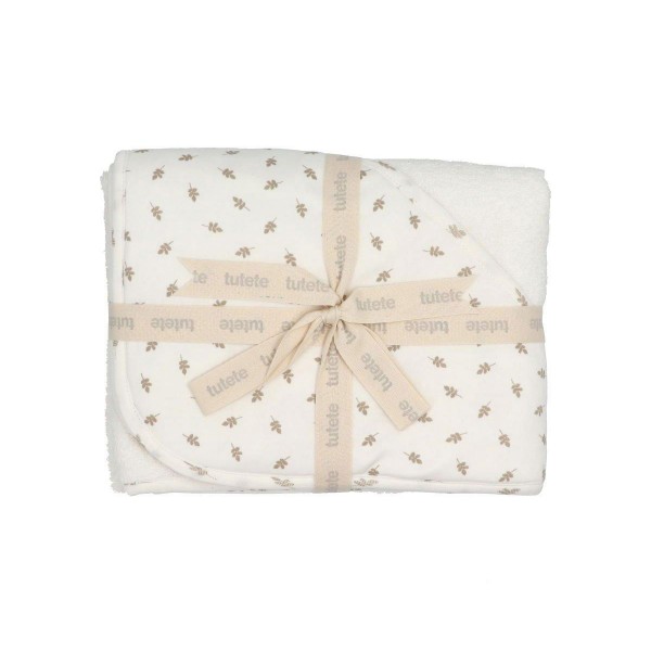 Μπουρνούζι Τρίγωνο - Leaves Λευκό - Tutete | 61-69585