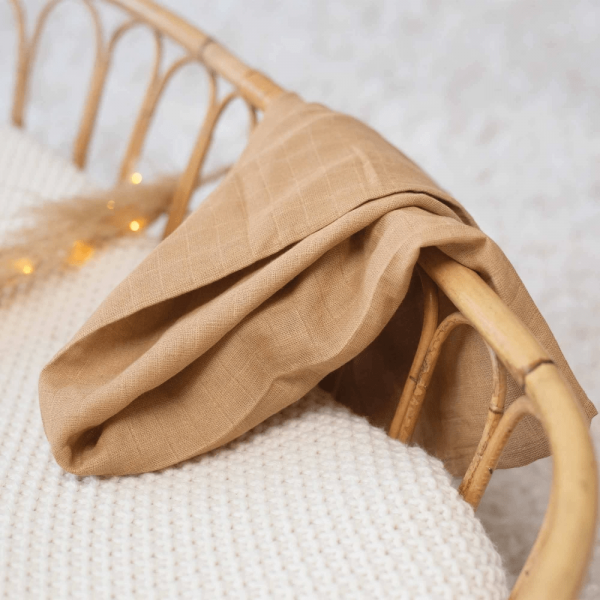 Σετ 3 Πάνες Μουσελίνας - Λευκό/Καμηλό - Trois Kilos Sept | 55-8135051