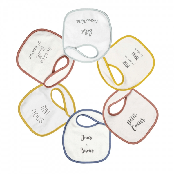 Σετ 6 Σαλιάρες με Τύπωμα - Trois Kilos Sept | 55-8085404