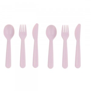Σετ 6 τεμ. Κουτάλι-Μαχαίρι-Πηρούνι - Λιλά - Tutete | 61-74718
