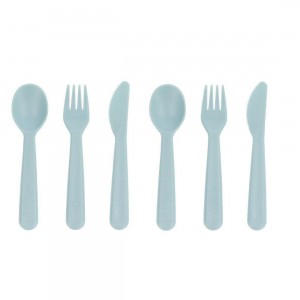 Σετ 6 τεμ. Κουτάλι-Μαχαίρι-Πηρούνι - Σιέλ - Tutete | 61-74719