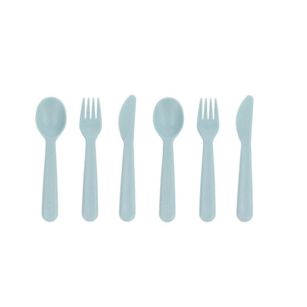 Σετ 6 τεμ. Κουτάλι-Μαχαίρι-Πηρούνι - Σιέλ - Tutete | 61-74719