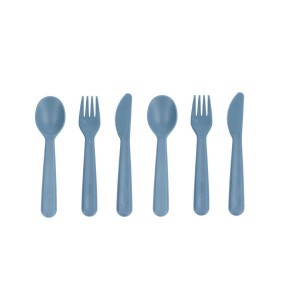 Σετ 6 τεμ. Κουτάλι-Μαχαίρι-Πηρούνι - Σκούρο Μπλε - Tutete | 61-74720