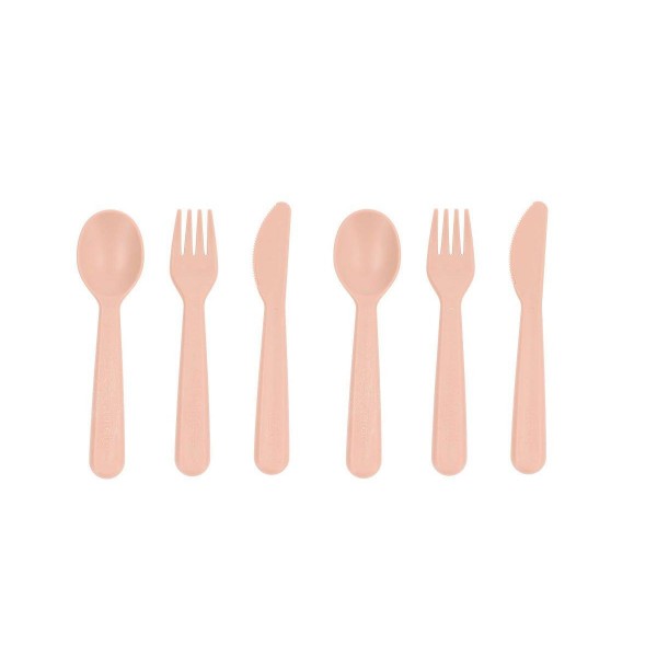 Σετ 6 τεμ. Κουτάλι-Μαχαίρι-Πηρούνι - Σωμόν - Tutete | 61-74717