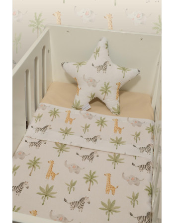 Σετ 2 Σεντόνια Λίκνου 80x110cm 100% Βαμβάκι Des. 424 Oliver Baby | 46-6704/424
