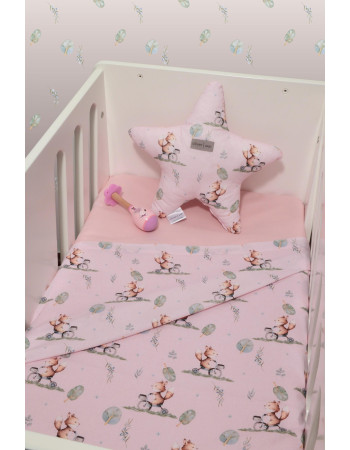 Σετ 2 Σεντόνια Λίκνου 80x110cm 100% Βαμβάκι Des. 426 Oliver Baby | 46-6704/426