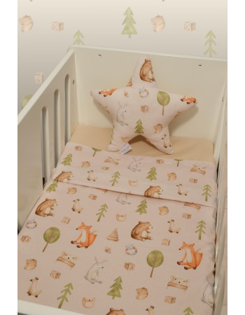 Σετ 2 Σεντόνια Λίκνου 80x110cm 100% Βαμβάκι Des. 428 Oliver Baby | 46-6704/428