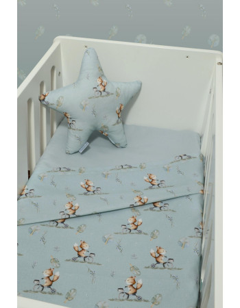 Σετ 2 Σεντόνια Λίκνου 80x110cm 100% Βαμβάκι Des. 429 Oliver Baby | 46-6704/429