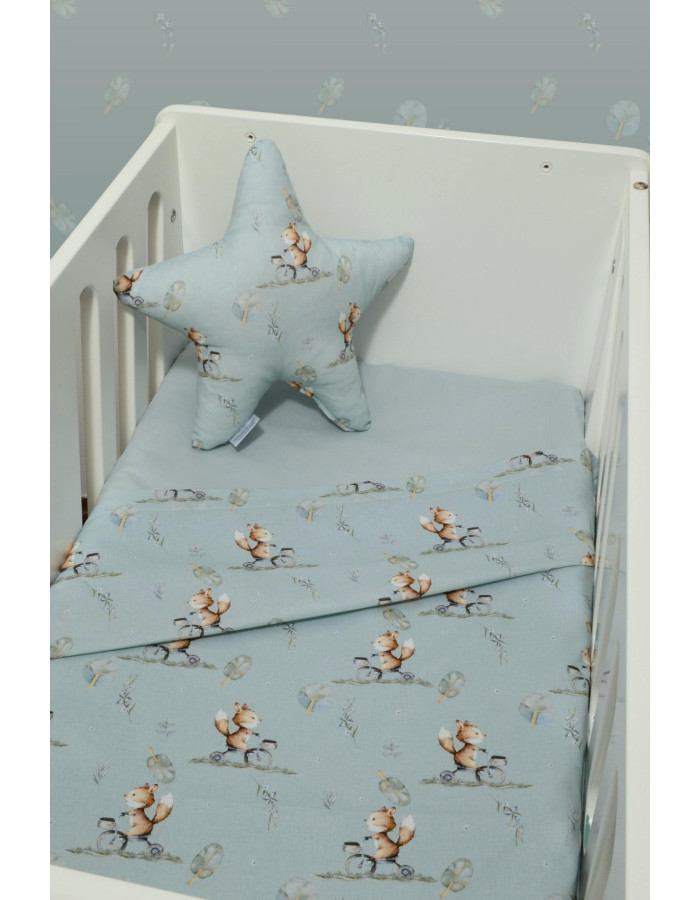 Σετ 2 Σεντόνια Λίκνου 80x110cm 100% Βαμβάκι Des. 429 Oliver Baby | 46-6704/429