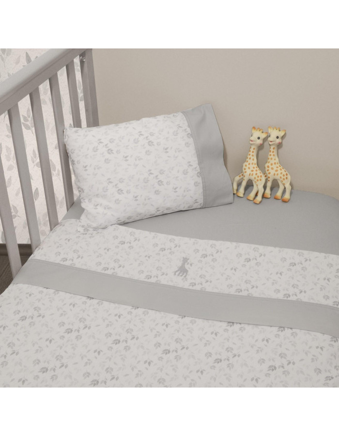 Σεντόνια Κούνιας Σετ 3τεμ.110x170 με Λάστιχο Design 507 SOPHIE LA GIRAFE | 46-6706/507
