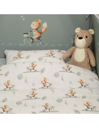 Παπλωματοθήκη με Φερμουάρ 100x140cm Design 423 Oliver Baby | 46-6708/423