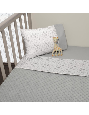Minky Κουβέρτα Λίκνου Διπλής Όψης 75x95 Des.507 SOPHIE LA GIRAFE | 46-6725/507