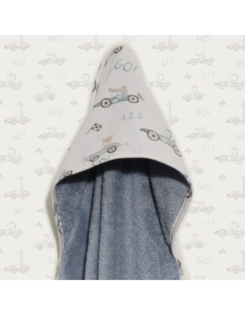 Μπουρνούζι Κάπα 75x75 100% Βαμβάκι 450γρμ/τμ Des.421 Oliver Baby | 46-6730/421