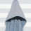 Baby Oliver Baby Hooded Bath Towel Multicolour 75x75cm