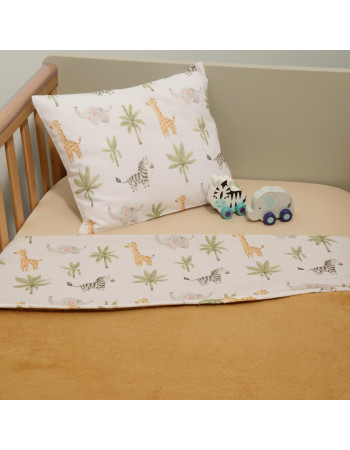 Minky ΝEW Κουβέρτα Κούνιας Διπλής Όψης 100x150 Des.424 Oliver Baby | 46-6734/424