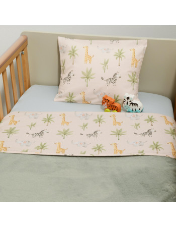 Minky ΝEW Κουβέρτα Κούνιας Διπλής Όψης 100x150 Des.425 Oliver Baby | 46-6734/425