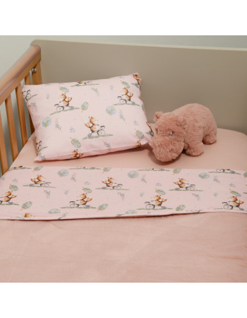 Minky ΝEW Κουβέρτα Κούνιας Διπλής Όψης 100x150 Des.426 Oliver Baby | 46-6734/426