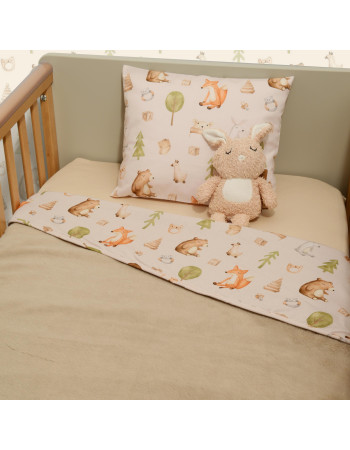 Minky ΝEW Κουβέρτα Λίκνου Διπλής Όψης 75x95 Des.428 Oliver Baby | 46-6735/428
